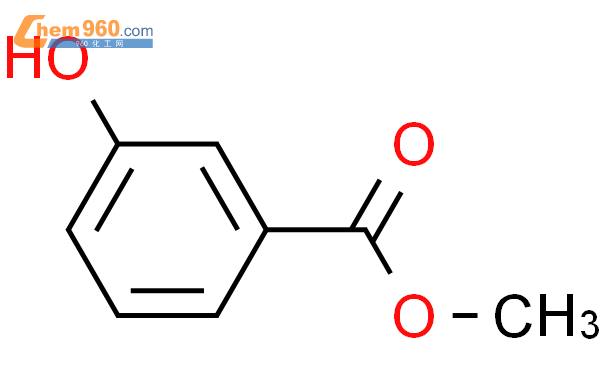 3-羟基苯甲酸甲酯结构式图片|19438-10-9结构式图片