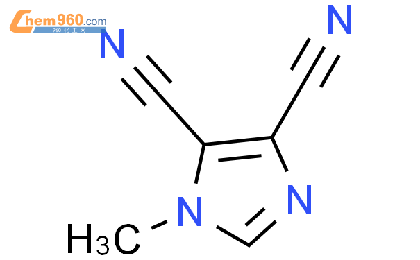 1-甲基-1H-咪唑-4,5-二甲腈结构式图片|19485-35-9结构式图片