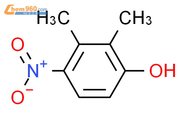 4-硝基-2,3-二甲基苯酚结构式图片|19499-93-5结构式图片