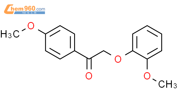 2-(2-甲氧基苯氧基)-1-(4-甲氧基苯基)乙酮结构式图片|19513-80-5结构式图片