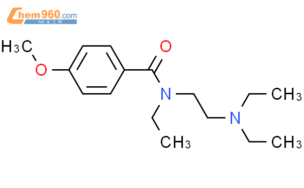 195152 29 5 BENZAMIDE N 2 DIETHYLAMINO ETHYL N ETHYL 4 METHOXY CAS号 195152 29 5 BENZAMIDE N