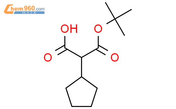 3-(tert-butoxy)-2-cyclopentyl-3-oxopropanoic acid