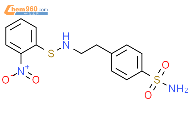 196512 57 9 Benzenesulfonamide 4 2 2 nitrophenyl thio amino ethyl 化学式结构式分子式mol 960化工网