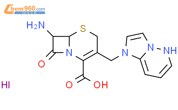 (6R,7R)-7-Amino-3-(imidazo[1,2-b]pyridazin-1(5H)-ylmethyl)-8-oxo-5-thia-1-azabicyclo[4.2.0]oct-2-ene-2-carboxylic acid hydroiodide