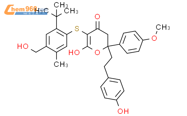 5-[2-tert-butyl-4-(hydroxymethyl)-5-methyl-phenyl]sulfanyl-6-hydroxy-2 ...