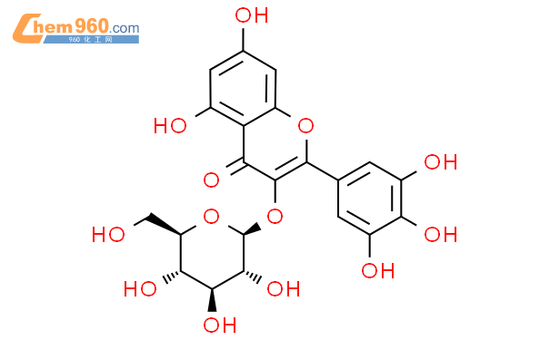 杨梅素-3-O-Β-D-葡萄糖苷