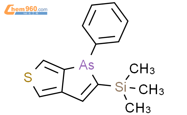 -60-0,1H-Arsolo[2,3-c]thiophene, 1-phenyl-2-(trimethylsilyl)-化学式 .