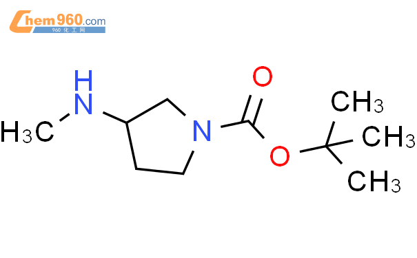 (R)-3-(甲基氨基)吡咯烷-1-甲酸叔丁酯结构式图片|199336-83-9结构式图片