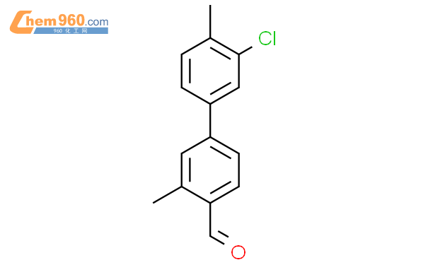 3'-Chloro-3,4'-dimethyl-[1,1'-biphenyl]-4-carbaldehyde结构式图片|1994157-12-8结构式图片