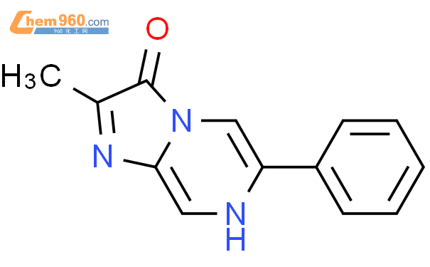 2-甲基-6-苯基-3,7-二氢咪唑并[1,2-A]吡嗪-3-酮结构式图片|19953-58-3结构式图片
