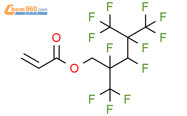 2,3,4,5,5,5-六氟-2,4-双(三氟甲基)-1-戊醇丙烯酸酯结构式图片|20109-57-3结构式图片