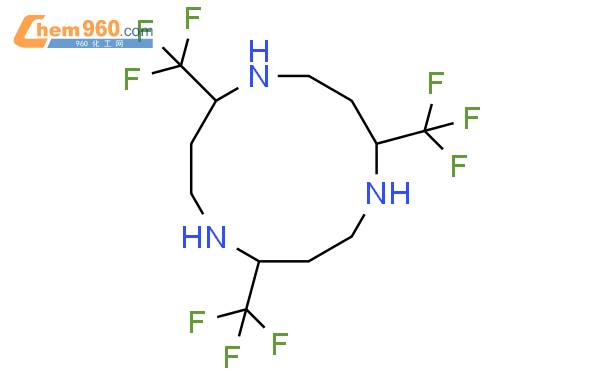 202061 88 9 1 5 9 Triazacyclododecane 2 6 10 Tris Trifluoromethyl 化学式、结构式、分子式、mol 960化工网