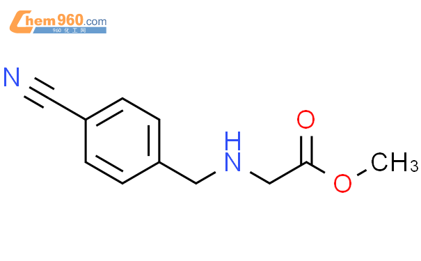 methyl 2-(4-cyanobenzylamino)acetate