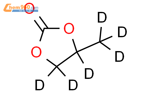 碳酸丙烯酯-D6结构式