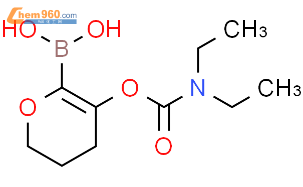 203436 55 9 Carbamic acid diethyl 6 borono 3 4 dihydro 2H pyran 5 yl ester化学式结构式分子式mol