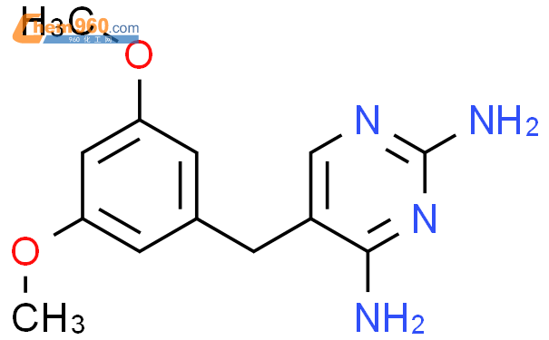 5-[(3,5-二甲氧基苯基)甲基]嘧啶-2,4-二胺