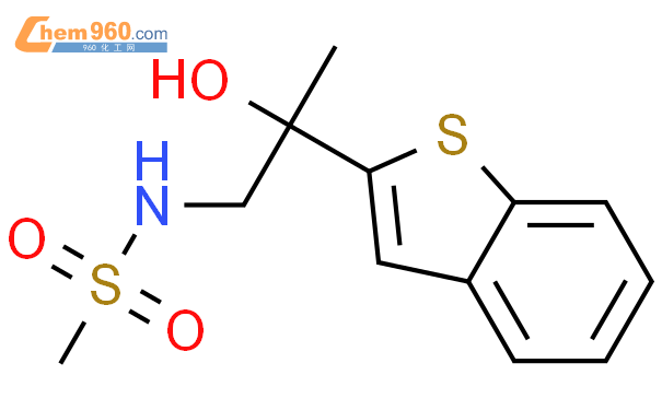 N Benzothiophen Yl Hydroxypropyl Methanesulfonamidecas N