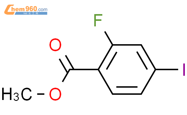 2-氟-4-碘苯甲酸甲酯结构式图片|204257-72-7结构式图片