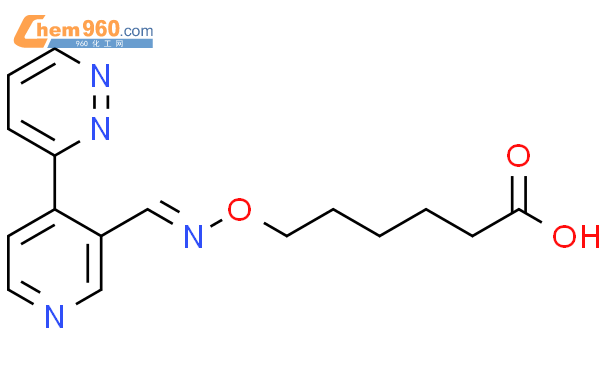 204782 04 7 Hexanoic acid 6 4 pyridazinyl 3 pyridinylmethylene amino oxy CAS号 204782 04 7