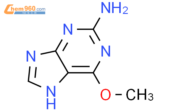 6-甲氧基-9H-嘌呤-2-胺