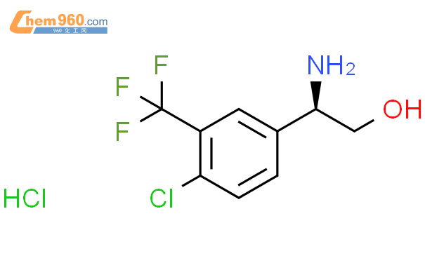 2061996 73 2 R 2 氨基 2 4 氯 3 三氟甲基 苯基 乙醇盐酸盐cas号 2061996 73 2 R 2 氨基 2 4 氯 3 三氟甲基 苯基 乙醇盐酸盐