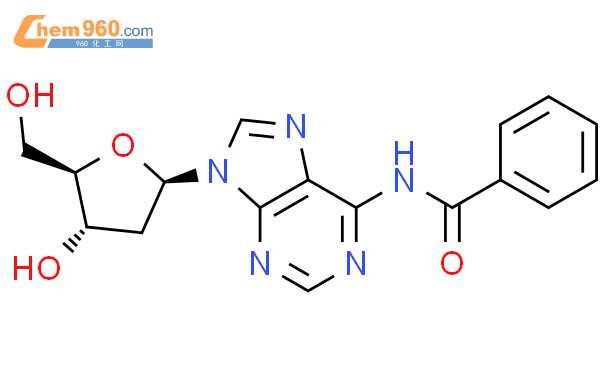 N6-苯甲酰基-2'-脱氧腺苷水合物结构式图片|206752-42-3结构式图片
