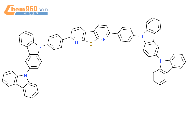 2070003-55-1,Thieno[2,3-b:5,4-b']dipyridine, 2,7-bis(4-[3,9'-bi-9H ...