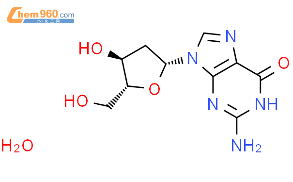 2-'脱氧鸟苷一水合物结构式图片|207121-55-9结构式图片