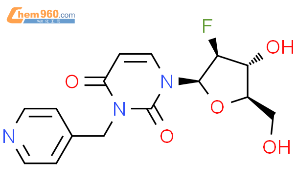2'-脱氧-2'-氟-N3-[(吡啶-4-基)甲基]-β-D-阿糖胞苷结构式图片|2072145-47-0结构式图片