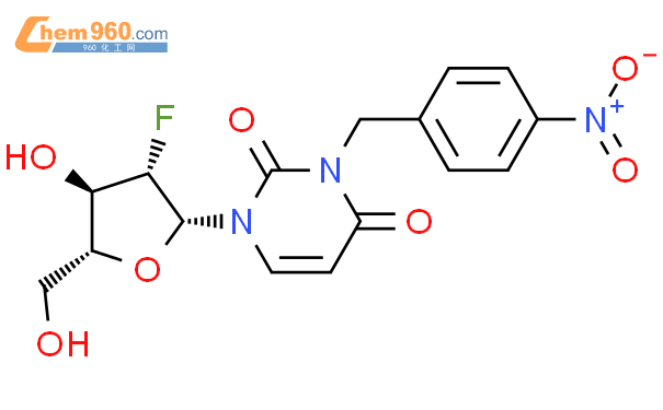2'-脱氧-2'-氟-N3-(4-硝基苄基)-β-D-阿糖胞苷结构式图片|2072145-77-6结构式图片