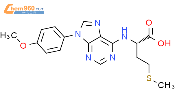 207299 59 0l Methionine N 9 4 Methoxyphenyl 9h Purin 6 Yl 化学式、结构式