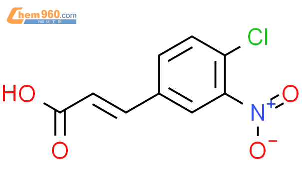 4-氯-3-硝基肉桂酸结构式图片|20797-48-2结构式图片