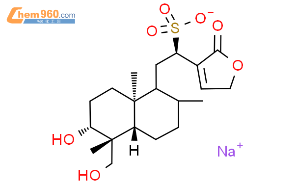 Sodium 14-deoxy-8,9-didehydro andrographolide-12(R)-sulfonate