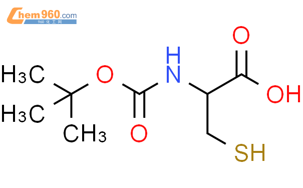 BOC-L-半胱氨酸结构式图片|20887-95-0结构式图片