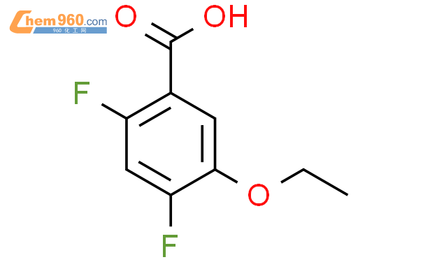5-Ethoxy-2,4-difluorobenzoic acid结构式