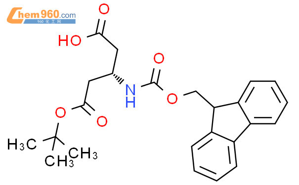 Fmoc-L-b-谷氨酸5-叔丁基酯结构式图片|209252-17-5结构式图片