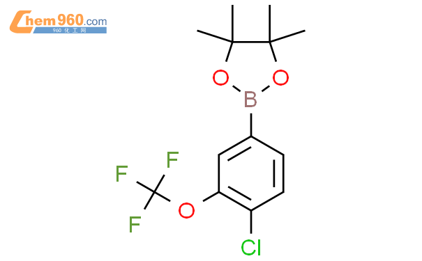2-(4-氯-3-(三氟甲氧基)苯基)-4,4,5,5-四甲基-1,3,2-二氧杂硼杂环戊烷