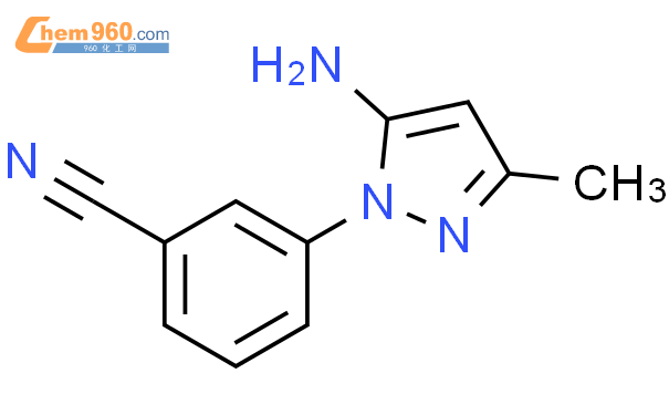 3-(5-amino-3-methyl-1H-pyrazol-1-yl)Benzonitrile