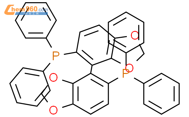 S)-(-)-5,5'-双(二苯基膦)-4,4'-二-1,3-苯并二茂结构式图片|210169-54-3结构式图片