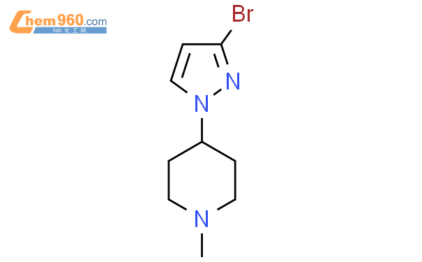 2104972-39-4,4-(3-bromo-1H-pyrazol-1-yl)-1-methylpiperidine化学式、结构式、分子式 ...