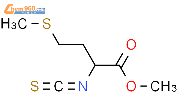 2-硫代异氰酸邻-4(甲巯基)丁酸甲酯结构式图片|21055-47-0结构式图片