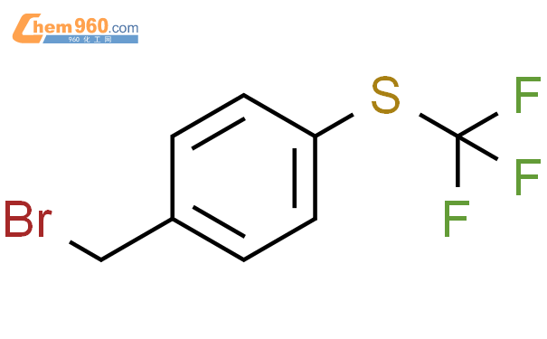 4-(三氟甲硫基)苯甲基溴结构式图片|21101-63-3结构式图片