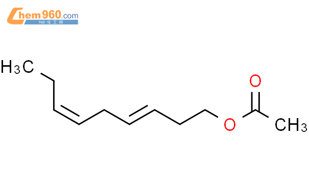 211323 05 6 E Z 3 6 壬二烯 1 乙酸酯化学式、结构式、分子式、mol、smiles 960化工网