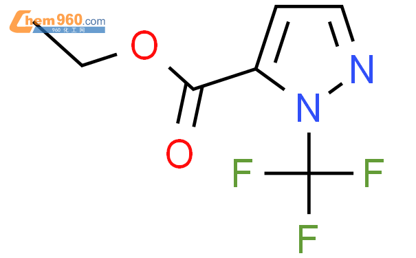 2-Trifluoromethyl-2H-pyrazole-3-carboxylic acid ethyl ester结构式