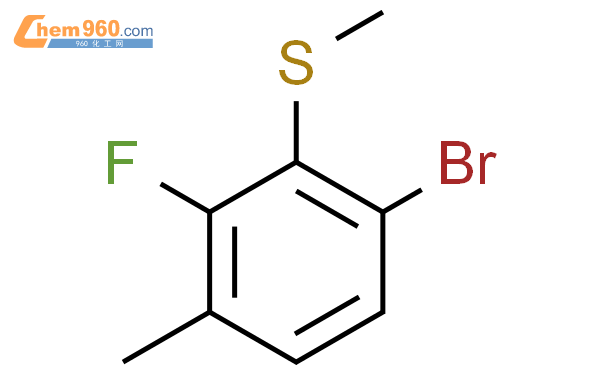1-溴-3-氟-4-甲基-2-甲硫基苯结构式图片|2121513-16-2结构式图片