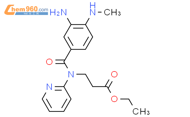 N-[4-甲胺基-3-氨基苯酰基]N-2-吡啶基-b-丙氨酸乙酯