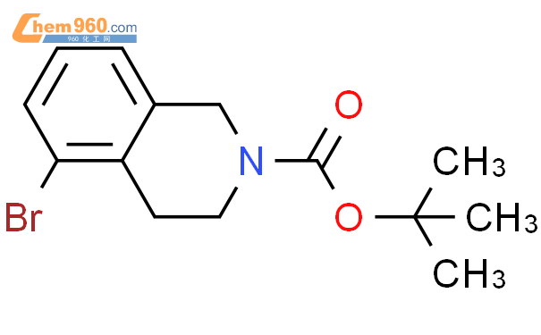 N-Boc-5-溴-1,2,3,4-四氢异喹啉结构式图片|215184-78-4结构式图片