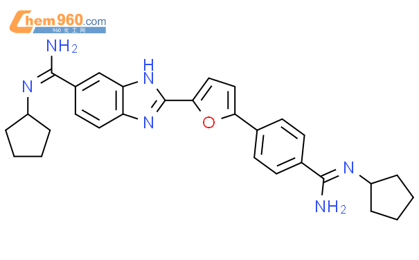 216308-25-7,N'-cyclopentyl-2-{5-[4-(N'-cyclopentylcarbamimidoyl)phenyl ...