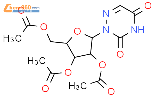 1,2,4-Triazine-3,5(2H,4H)-dione,2-(2,3,5-tri-O-acetyl-b-D-ribofuranosyl)-