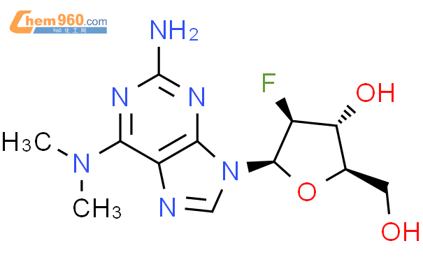 2-氨基-N6,N6-二甲基-2'-脱氧-2'-氟-β-D-阿拉伯腺苷结构式图片|2171103-80-1结构式图片